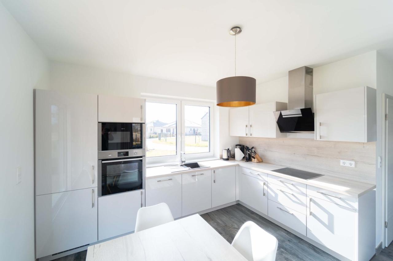 Ferienhaus Seeblick am Harkebrügger See mit Sauna und Kamin Barssel  Exterior foto